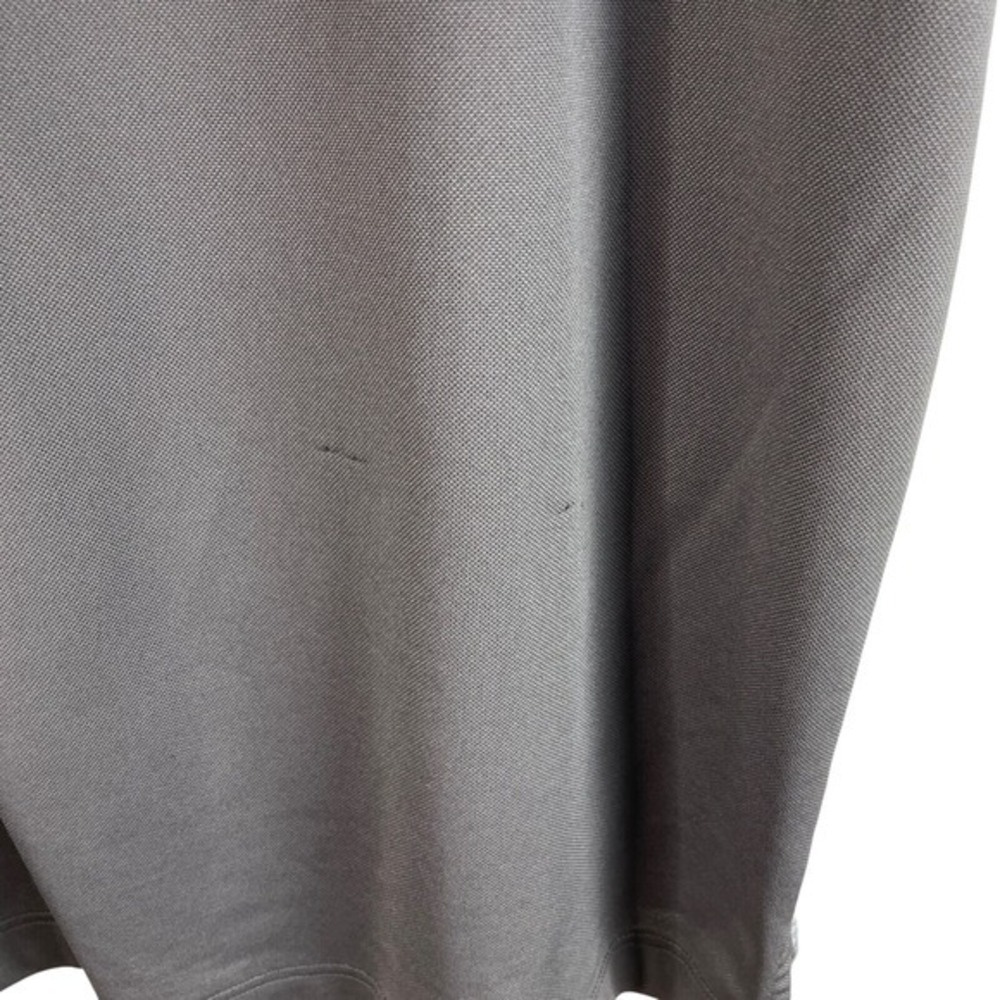 FootJoy Mens L Athletic Fit Golf Polo Shirt Gray Colorblock Stretch BandedSleeve - Picture 6 of 8